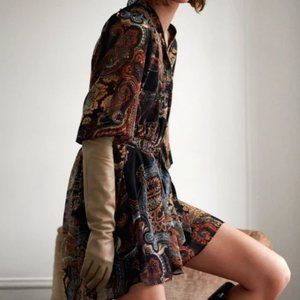 Zara Paisley Bohemian Dress